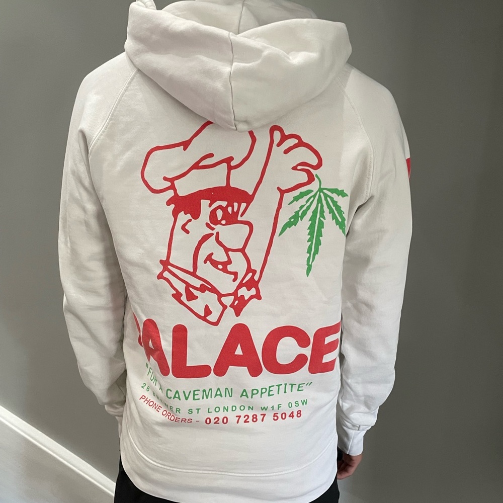 PALACE Flintstone Skateboard Branded Hoodie